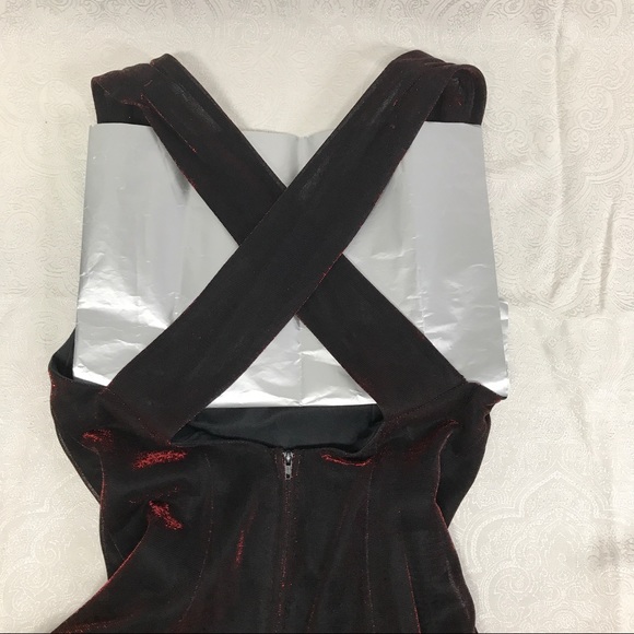🎃 Red and black formal sparkling dress size 3/4🕷 - Picture 4 of 8